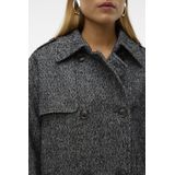 Vmmattie - Jas - Kort - Gespreide Kraag - Lange Mouwen - Knoopsluiting