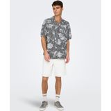 Denim Shorts - Lichtblauw - Katoen - Mid Waist - Loose Fit