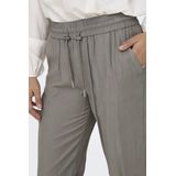 Only - onlkelda-emery MW Pull-Up Pants - Broek - Grijs - Dames