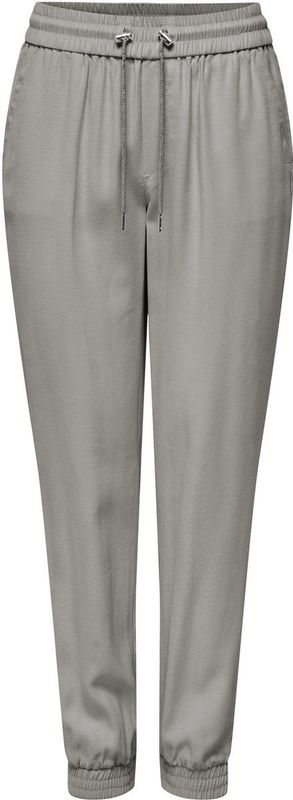 Only - onlkelda-emery MW Pull-Up Pants - Broek - Grijs - Dames