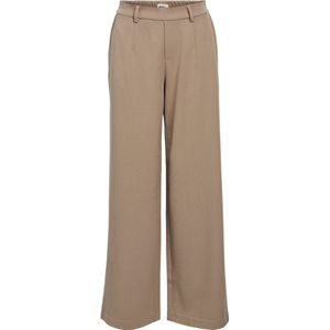 Object Objlisa Wide Pant Broeken Dames - Taupe