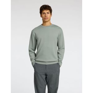 SELECTED HOMME Sweatshirt in Zwart met Ribboorden - Model EMANUEL