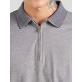 Polo - Korte Mouwen - Blauw - 50% Biologisch Katoen, 50% Gerecycled Polyester