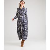 Jurk - Gidde Aya - Viscose - 7/8 Lengte - Normale Pasvorm - Lange Mouw