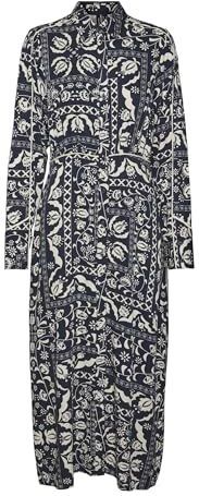 Jurk - Gidde Aya - Viscose - 7/8 Lengte - Normale Pasvorm - Lange Mouw