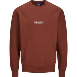 Jack&Jones - Sweater - Rood/Bruin - Katoen/Polyester