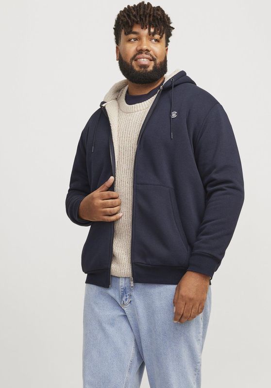 Jack & Jones - JPRBLUMason - Sweatvest - Effen - Capuchon - Sweatstof