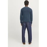 Jack & Jones Trui Jjeglobe Knit Crew Neck Noos 12258139 Oceanview Mannen
