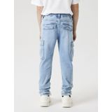 Nameit Cargo Jeans - Tapered Fit Met Cargozakken - Slijtageplekken