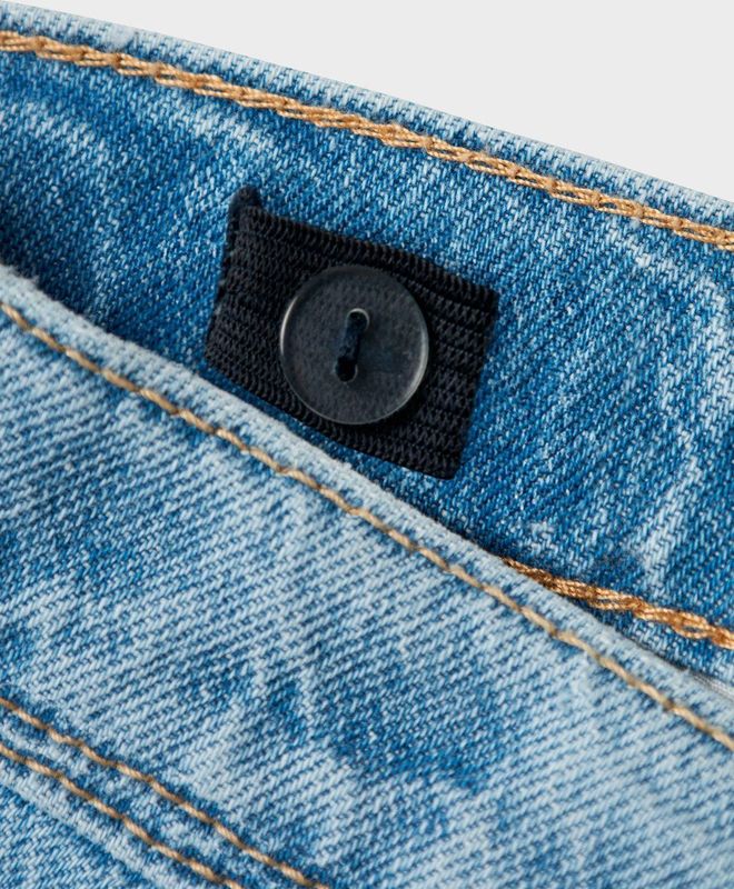 Nameit Cargo Jeans - Tapered Fit Met Cargozakken - Slijtageplekken