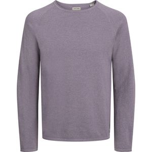 Gebreide Pullover - Ronde Hals - Lange Mouwen - Katoen - Structuur Pasvorm