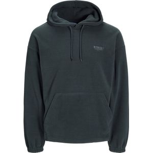 JACK & JONES JORVESTERBRO Sweat Fleece Hood, Forest River/Print: met Back Print, L