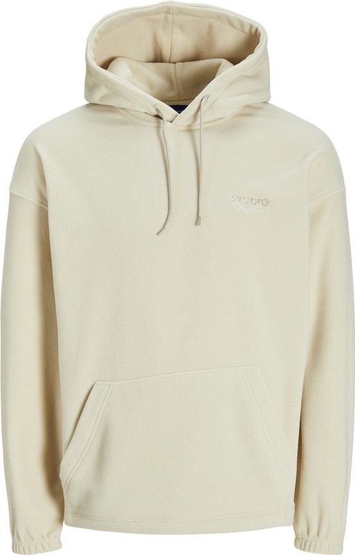 Jack & Jones Heren Sweatshirt JORVESTERBRO SWEAT FLEECE bequem Beige S Volwassenen
