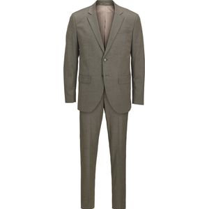 Enkelborstblazer - Pantalon - Sweatstof - Grijs - 77% Polyester, 18% Viscose, 5% Elastaan