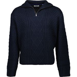 Jack&Jones - Pullover - Blauw - 57% Acryl, 43% Katoen - Slim Fit