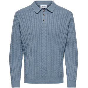 Only & Sons - Onsflynn - Polo - Rafblauw - Lange Mouwen