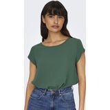 Boven - Ronde Hals - Korte Mouwen - Ritssluiting - Normale Pasvorm - Zwart - Polyester