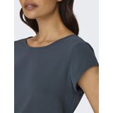 Tous - Top - O-hals - Korte Mouwen - Ritssluiting - Regular Fit