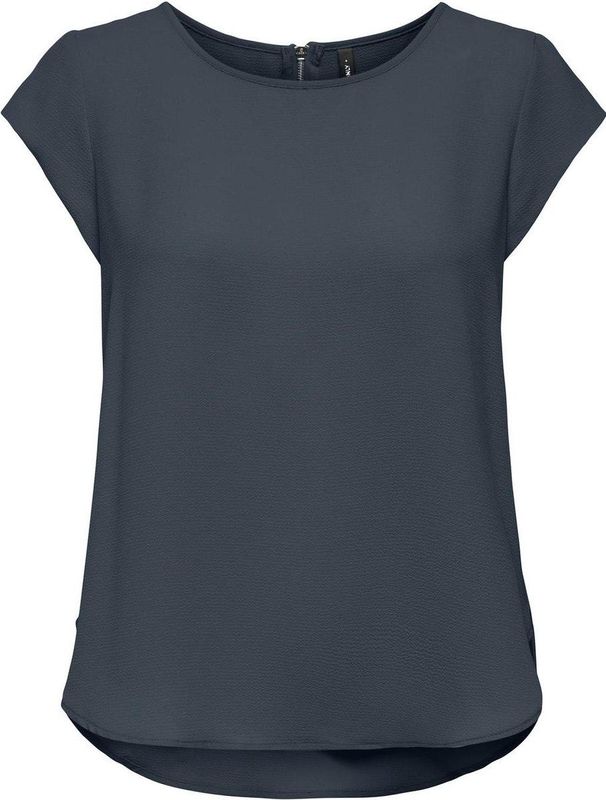 Tous - Top - O-hals - Korte Mouwen - Ritssluiting - Regular Fit