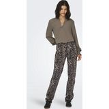 ONLY - ONLMETTE - Blouse - Chocoladebruin - Lange Mouwen - Normale Pasvorm