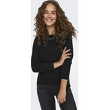 Only Trui Onlvenice Life Ls Oneck Pullover Kn 15333989 Black Dames