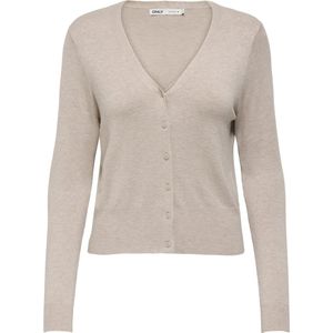 Only Vest Onlvenice Life Ls Vneck Cardi Knt N 15333985 Whitecap Gray Dames