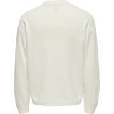 Only & Sons - ONSRandy - Trui - Zwart/Wit - Geribbelde Kraag