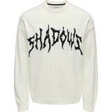 Only & Sons - ONSRandy - Trui - Zwart/Wit - Geribbelde Kraag