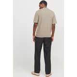 JACK&JONES JJEGEORGE KNIT POLO SS SN Heren Gebreide polo - Coriander W. Cloud Dancer