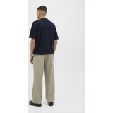 JACK & JONES Shirt 'JJEGeorge' - Effen - Halve Mouw - Geribbelde Kraag