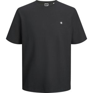 Jack Jones T-shirt Jcopuffer Tee Ss Crew Neck Smu 12267072 Black structure Mannen