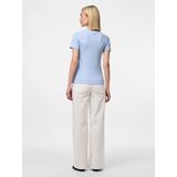 PIECES Pcruka Ss Top Noos T-shirt Dames - Hemelsblauw