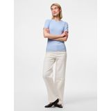 PIECES Pcruka Ss Top Noos T-shirt Dames - Hemelsblauw