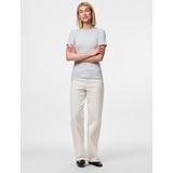 Pieces Pcruka Geribd T-shirt - Korte Mouwen - Regular Fit