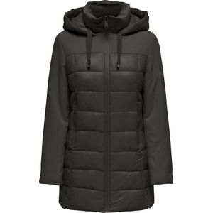 Only - Sophie Mix Puffer - Winterjas - Donkergrijs - Dames