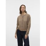 Vero Moda Vmfiona Ls Short Button Cardigan Boo Dames Cardigans