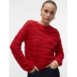 Vero Moda - Trui - Rood - Katoen