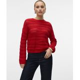 Vero Moda - Trui - Rood - Katoen