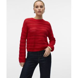 Vero Moda - Trui - Rood - Katoen