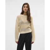 VERO MODA - VMNEWMADERA - Trui - Crème - Losse Pasvorm - Lange Mouw