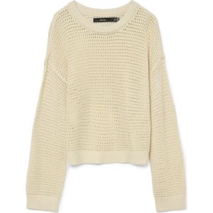 VERO MODA - VMNEWMADERA - Trui - Crème - Losse Pasvorm - Lange Mouw
