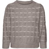 Gebreide Pullover - O-hals - 3/4 Mouwen - Regular Fit