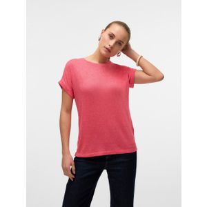 Vero Moda Kurzarmpullover VMBRIANNA SS O-NECK PULLOVER BOO REP