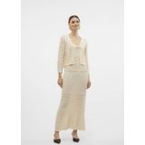 VERO MODA Vmnewverena Cardigan - Damesvest - Berk - 3/4 V-hals