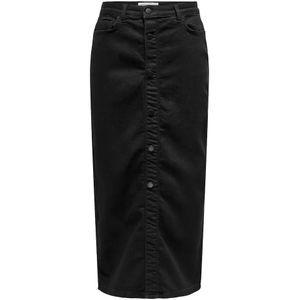 Jacqueline de Yong - Spijkerrok - Denim - Knoop en Ritssluiting - Muntzakje