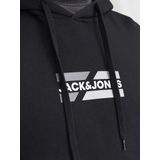 Jack&jones Jjecorp Graphic Sweat Hood Noos Heren Trui - Black 01