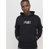 Jack&jones Jjecorp Graphic Sweat Hood Noos Heren Trui - Black 01