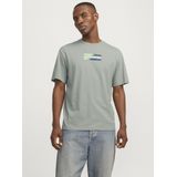 Jack Jones Jjecorp Graphic Tee Ss o-Neck Noos Heren t-Shirt - Iceberg Green 01