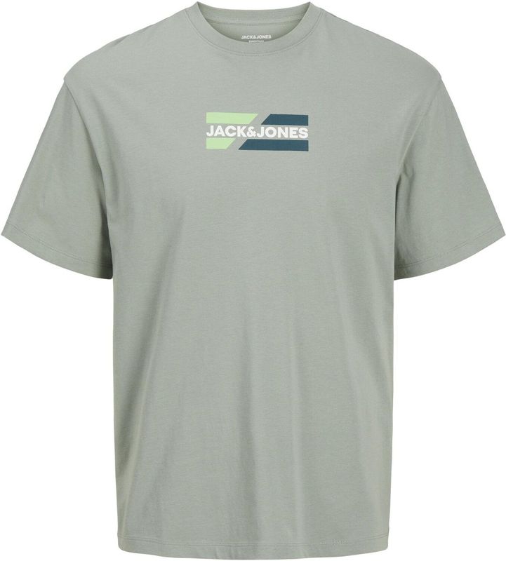 Jack Jones Jjecorp Graphic Tee Ss o-Neck Noos Heren t-Shirt - Iceberg Green 01