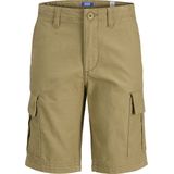 Jack & Jones - Junior - Korte Broek - Lichtbruin - 100% Katoen, Verstelbare Taille